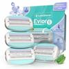 LetsShave Evior 6 Razor Blade Refills for Women (Pack of 4) | Mid-Flex Blades & Dual Moisture Bar infused with Aloe vera & Avacado | Bikini Area & Full Body Hair Removal Razor view 1