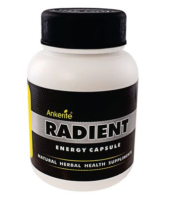 Ankerite Radient Ayurvedic Capsules for Muscle Gain | Immunobooster Energy Capsule | Helps in Muscle Recovery and Improves Performance -(30 Capsules).