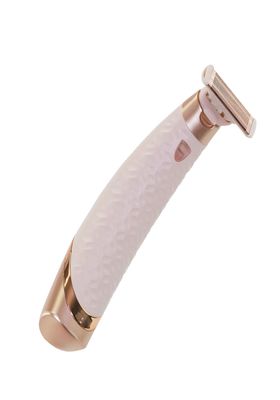 Finishing Touch Flawless Unisex Nu Razor Electric Shaver With Hypoallergenic 18K Gold Plated Shaving Heads - Rechargeable.