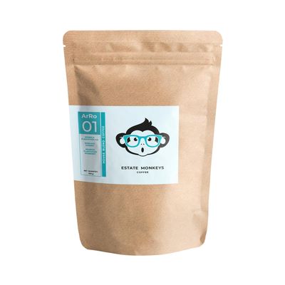 ESTATE MONKEYS Arro 01-Medium Roast (Coffee Filter) 200 G (1 Pack)|House Blend Roasted And Ground Coffee Bag