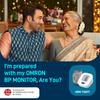 Omron HEM 7140T1 Bluetooth Arm Blood Pressure Monitor Recommended Brand By Doctors,With Japanese Technology,Cuff Wrapping Guide,Hypertension Indicator&Intellisense Technology For Accuracy Measurement view 2