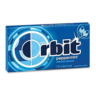 Orbit Peppermint Gum 14 Pieces, 33 g