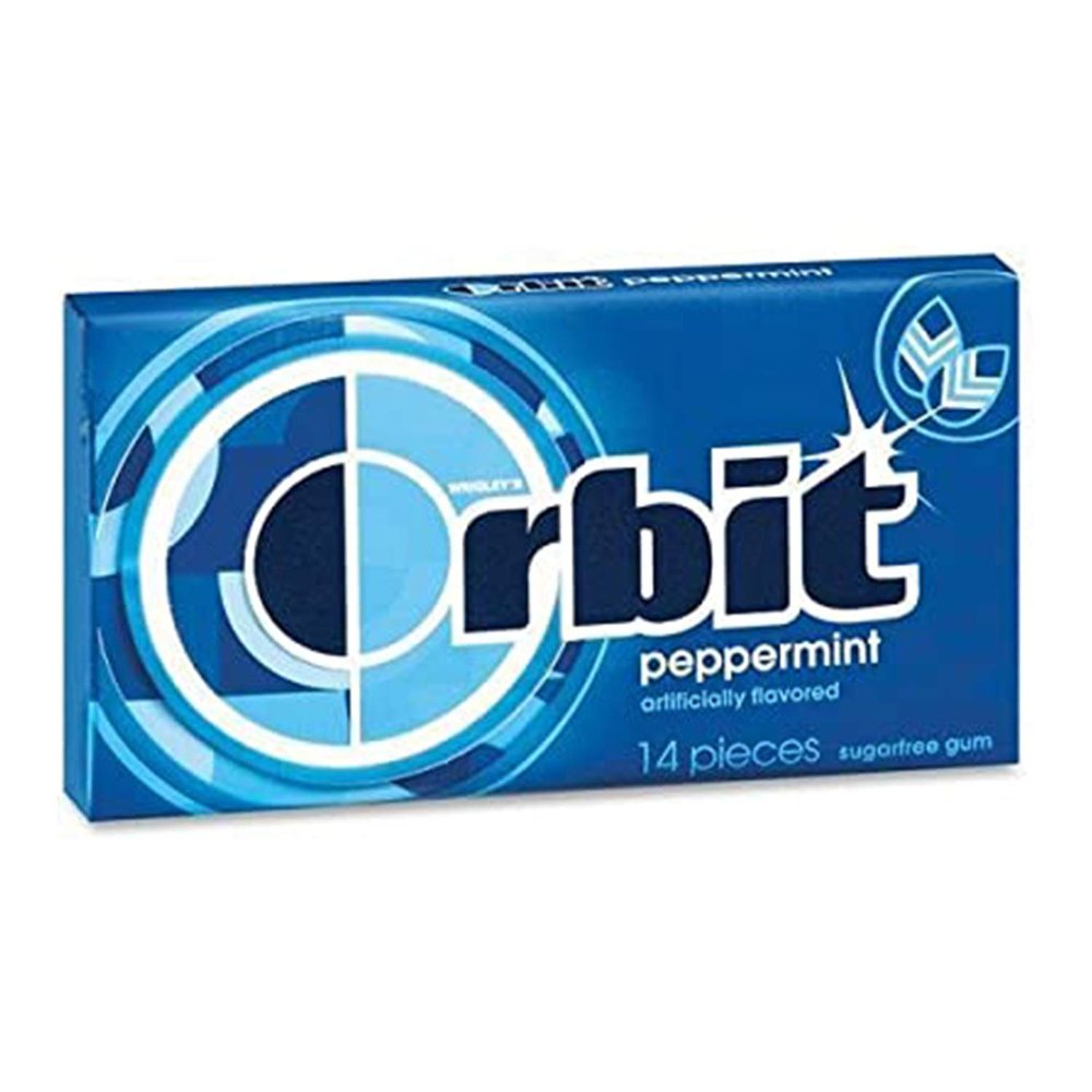 Orbit Peppermint Gum 14 Pieces, 33 g