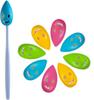 AUEAR, 8 Pack Happy Face Toothbrush Head Cover Cap with Suction Cup Cute Portable Protective Covers Case for Home Travel Outdoor Camping 4 Colors view 1
