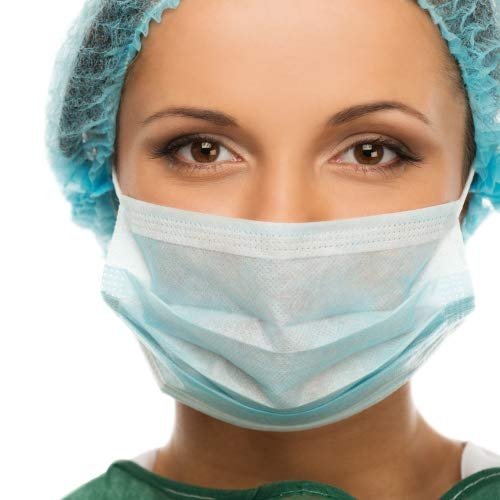 Dyna 3-ply Disposable Surgical Face Mask | Bacterial Filtration > 95% | Non-woven Melt-Blown SMMS | With Nose-Clip and Ear-Loop | Pack of 50 | Blue | Unisex