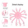 12 Claw Head Massager Toy, Claw Head Massager Stress Relief Hair Therapy Rolling Ball Scalp Massage Toy(Pink) view 4