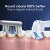 Oral B ORIGINAL iO Electric Toothbrush Ultimate Clean White Replacement Brush Heads, Tuft-in-Tuft Bristle Technology, Pack of 2 Refills, For professional cleaning and gum health view 4