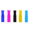 Afoosoo Silicone Straw Tips  100 Pcs Multicolored Reusable Silicone Tip for Metal Straws, Individually Wrapped, Food Grade, Smoothie Drinking Straws view 2