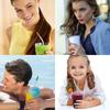 Afoosoo Silicone Straw Tips  100 Pcs Multicolored Reusable Silicone Tip for Metal Straws, Individually Wrapped, Food Grade, Smoothie Drinking Straws view 4