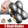 5 Head Shaver Replacement, Shaver Replacement Heads, Easy Install Electric Razor Replacement, Beard Cutter Replacement Blade view 2