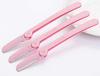 G 3Pcs/Set Pink Facial Eyebrow Trimmer Armpit Hair Razor Beauty Face Eye brow Shaper Shaver Stainless Steel Blade Makeup Tools For Women (Pink) view 3
