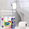 Feather's 2 Ply Toilet Tissue Roll Ultra-soft with 2880 Pulls (10+2 Saver Pack Tissue Roll in 1 Pack) view 2