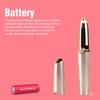 Electric Eyebrow Hair Remover, Painless Eyebrow Trimmer Epliator with Light, Eyebrow Hair Removal Razor Tool for Face Lips Facial Hair view 3