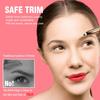 Electric Eyebrow Hair Remover, Painless Eyebrow Trimmer Epliator with Light, Eyebrow Hair Removal Razor Tool for Face Lips Facial Hair view 4
