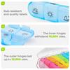 AUVON Weekly Pill Organizer 3-Times-A-Day, Portable 7 Day Pill Box Case with Large Separate Compartments to Hold Medication, Vitamins, Fish Oil and Supplements view 4