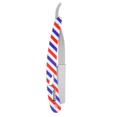 Stainless Steel Beard Shaver Holder, Classic Folding Men Razor, Manual Hair Shaver Face Grooming Tool without Blade(#2)