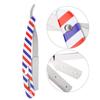 Stainless Steel Beard Shaver Holder, Classic Folding Men Razor, Manual Hair Shaver Face Grooming Tool without Blade(#2) view 4
