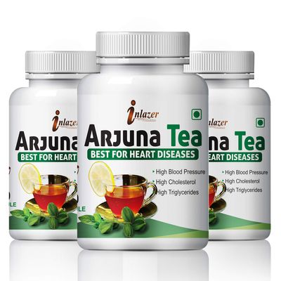 Arjuna tea herbal suppliment for Arjuna tea herbal suppliment for maintain cholesterol level 100% Ayurvedic (180)