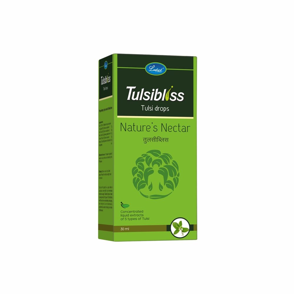Tulsibliss Ayurvedic Panch Tulsi Drops Pack of 1 (30ml Each) | Tulsi Ark for Immunity Boost, Cough & Cold Relief, Detox & Metabolism | Herbal Holy Basil Drops for Men, Women & Kids | Sugar-Free & Natural