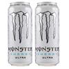 Monster Energy Ultra White Energy Drink, 2 X 500 Ml, No Added Sugar view 1