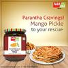 Add Me Home Made Tasty Hot Mango Hyderabadi Andhra Pickles 500 gm with Garlic and Ginger Pickle Less Oil South Indian Aam ka Achar Lashsun Adrak Masala 500gm view 4