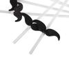 Eatech 6pcs/set Moustache Straws Hipster Trendy Clean Drinking Straw Reusable Attachments view 2