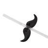 Eatech 6pcs/set Moustache Straws Hipster Trendy Clean Drinking Straw Reusable Attachments view 3