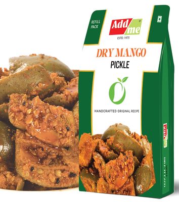 Add Me Dry Mango Pickle 1kg Less Oil Homemade Sukha North Indian Aam ka Achar Refill Pack Pickles 1 kg
