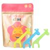 AutoBrush for Kids Strawberry Dental Flossers - First Nano-hap (Nano Hydroxyapatite) Infused Floss Picks view 1
