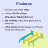 AutoBrush for Kids Strawberry Dental Flossers - First Nano-hap (Nano Hydroxyapatite) Infused Floss Picks view 3