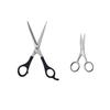 Verceys Beard and Mustache Cutting and Trimming 2 Scissors for Men and Boys (Silver 4-inch) And (Black - 7 inch) view 1