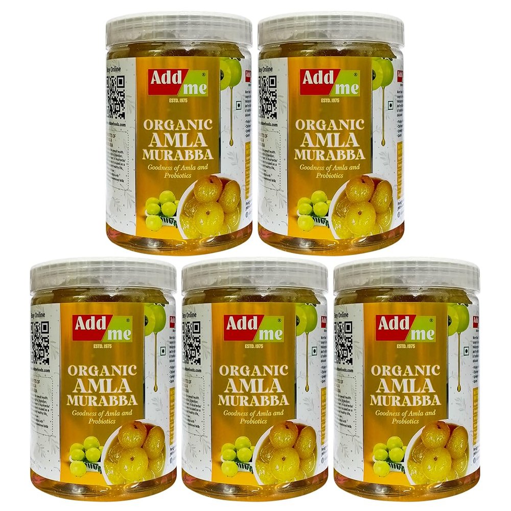 Add me Amla Murabba 5 kg Medium Size Pet jar Without Syrup 1 kg X 5 Immunity boosters for Adults | amla muraba immunity booster pet jar, Traditional Indian Recipe, Organic Awla Murabba, Indian Gooseberries, Perfect for Meals and Snacks