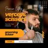 Verceys Hair Cutting Scissor For Eyebrow Moustache Trimming Beard Trimming (Silver 4-inch) Carbon Antistatic Comb (No 980) Beard Comb Shaper (1 Small Scissor And 1 Comb) view 3