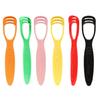 MAXI 1 Number Tongue Cleaner for Adults and Kids, with dual action - Scraper side and Massager Side, Easy to use, Multicolor (Pack of 12) view 1