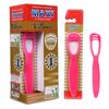 MAXI 1 Number Tongue Cleaner for Adults and Kids, with dual action - Scraper side and Massager Side, Easy to use, Multicolor (Pack of 12) view 3