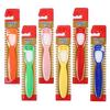 MAXI 1 Number Tongue Cleaner for Adults and Kids, with dual action - Scraper side and Massager Side, Easy to use, Multicolor (Pack of 12) view 4
