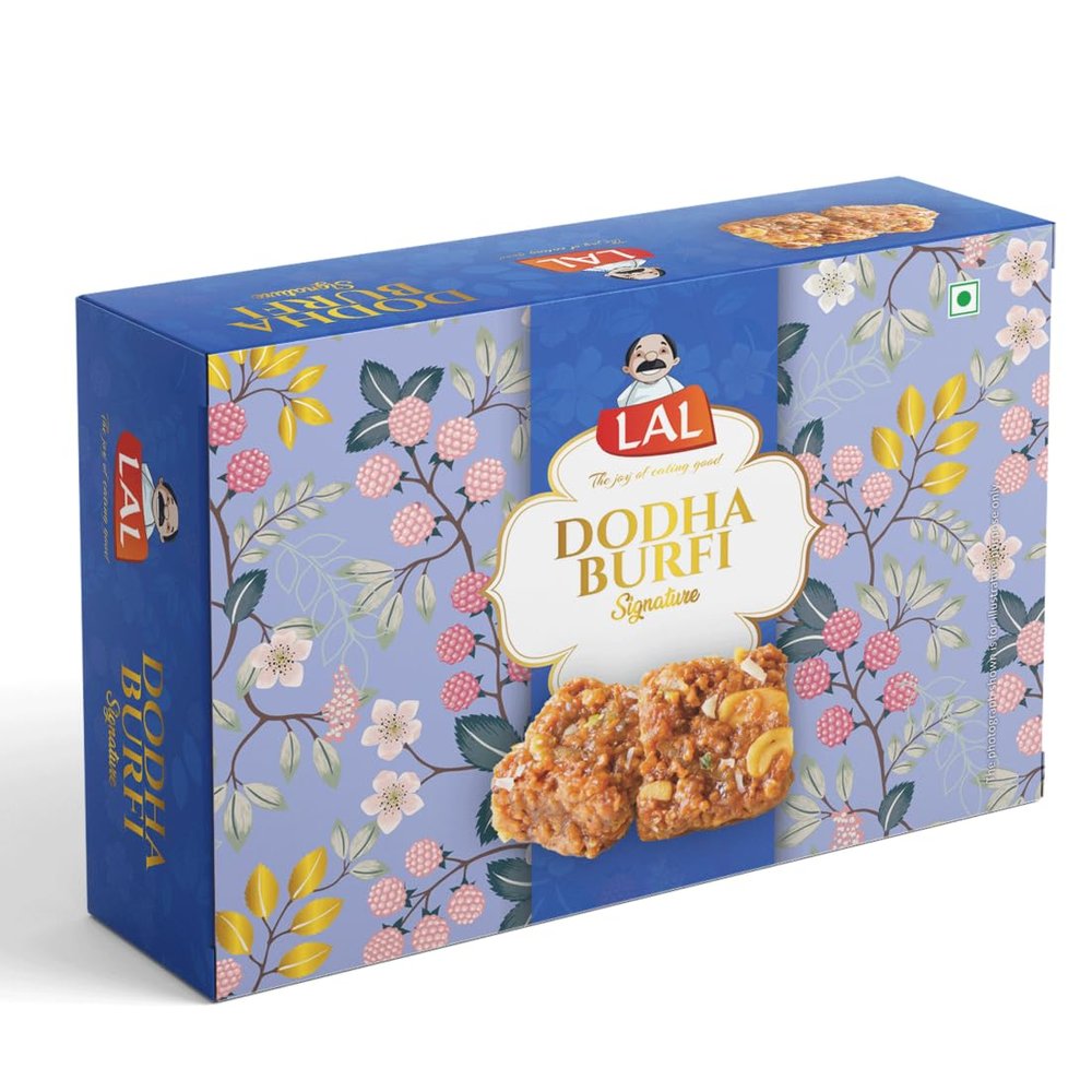 Lal Sweets Dodha Burfi 400g || Made with Fresh Cashew Nuts and Dry Copra|| Authentic and Fresh Indian Burfi Sweet