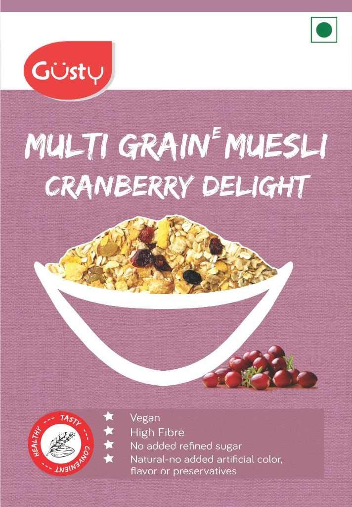 Gusty Multigrain Muesli Cranberry Delight (1000)