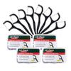 Charcoal Floss Picks Dental Floss Picks with 4 Travel Handy Cases 240 Count Flossers view 1