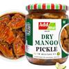 Add me Dry Rajsathani masala Aam ka Achar Less Oil 500gm Sukha Dry Mango Pickle 500g Pickles Glass jar | Tangy & Spicy Indian Achar (500g) - Made with Natural Ingredients, Preservative-Free, Perfect for Snacks & Meals view 1