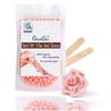 GutarGoo Painless Brazilian Hair Removal Hard Film Hot Wax Beans for Stripless Body Waxing at Home with free spatula (Soothing Pink Rose, 250g) view 1