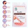 GutarGoo Painless Brazilian Hair Removal Hard Film Hot Wax Beans for Stripless Body Waxing at Home with free spatula (Soothing Pink Rose, 250g) view 3