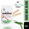 GutarGoo 1 pack of 50 gm Brazilian Hard Wax Beans (Nourishing Green Aloe Vera) view 2
