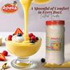 ASHOKA Vanilla Custard Powder - Makes Smooth, Creamy and Delicious Vanilla Flavour Custard, Used for Fruit Salads and Puddings, 400g Each (Pack of 10) view 2