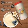 ASHOKA Vanilla Custard Powder - Makes Smooth, Creamy and Delicious Vanilla Flavour Custard, Used for Fruit Salads and Puddings, 400g Each (Pack of 10) view 3