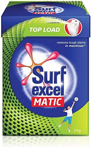 surf excel matic top load powder detergent, 2kg