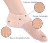 APURK Sales Moisturizing Silicone Gel Heel Anti Crack Protector Pad Cups Socks for Dry Hard Cracked feet Repair (Beige, Free Size) - 1 Pair view 3