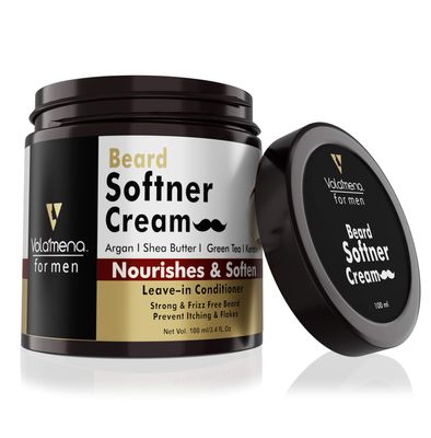 VOLAMENA WITH DEVICE Beard Softener Argan & Shea butter, green tea & keratin for men 100 ml
