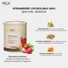 Rica Strawberry Liposoluble Painless Hair Removal Wax For Men & Women| Quick & Easy Tan Removal Waxing for Dry Skin| 800 ml, Pack of 2 view 2