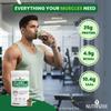 Nutrazee 100% Plant Protein Powder Vegan - For Men & Women, Natural Chocolate Flavour, Gluten & Lactose Free, Added Digestive Enzymes & Antioxidants (400 g, 11 Servings) view 2